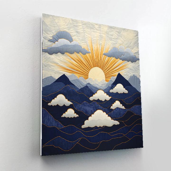 Frida Kahlo Inspired Sierra Cloud Shawl Painting by numbers kit