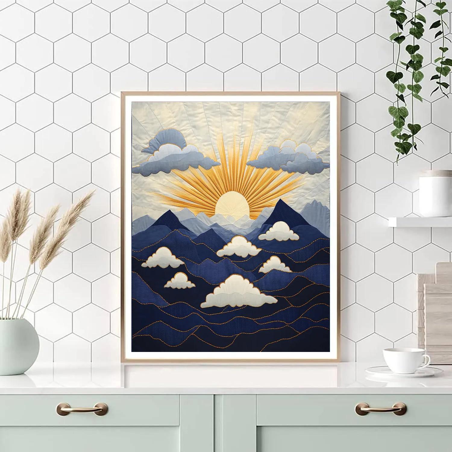 Frida Kahlo Inspired Sierra Cloud Shawl Painting by numbers kit