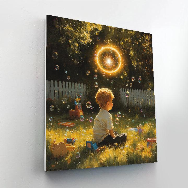 Jack Jack Backyard Bubble Play Disney Inspired Numbered painting kits