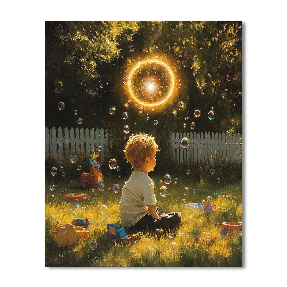 Jack Jack Backyard Bubble Play Disney Inspired Numbered painting kits