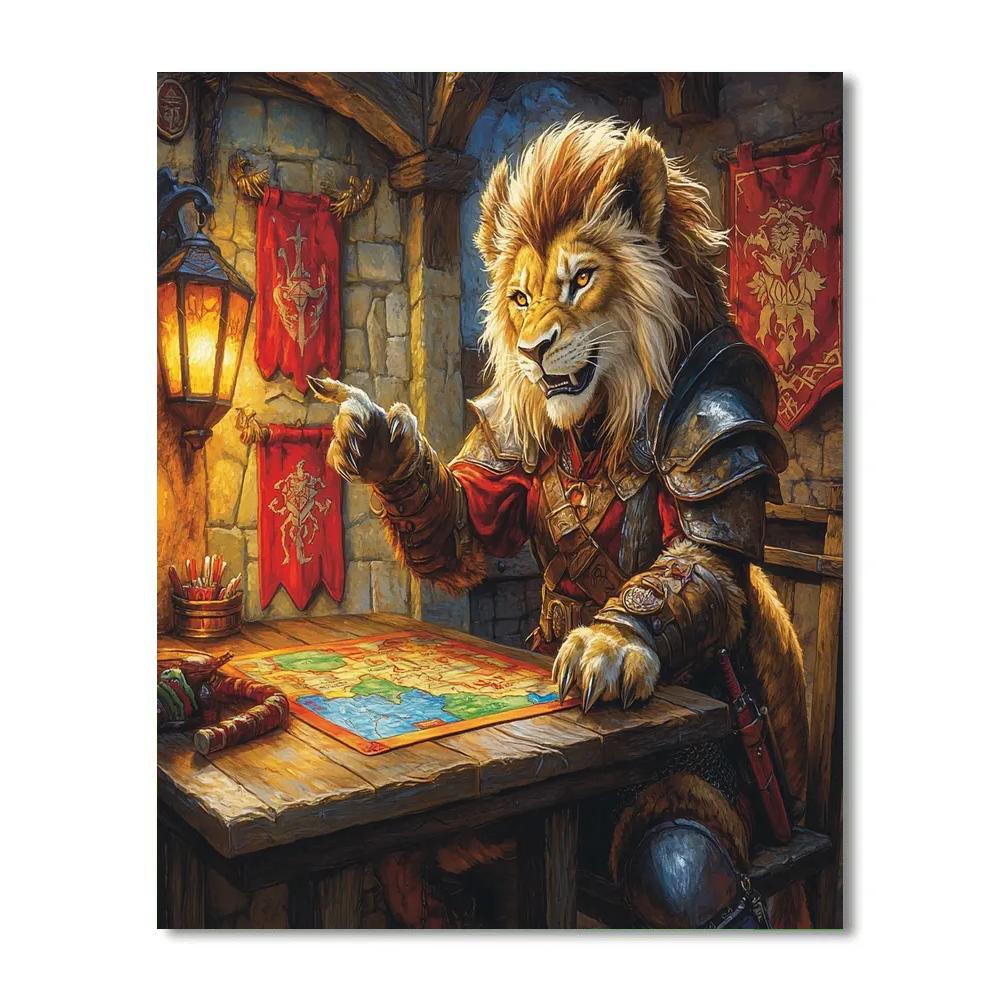 The Manticore Tavern Map Planning Disney Inspired Numbered painting kits