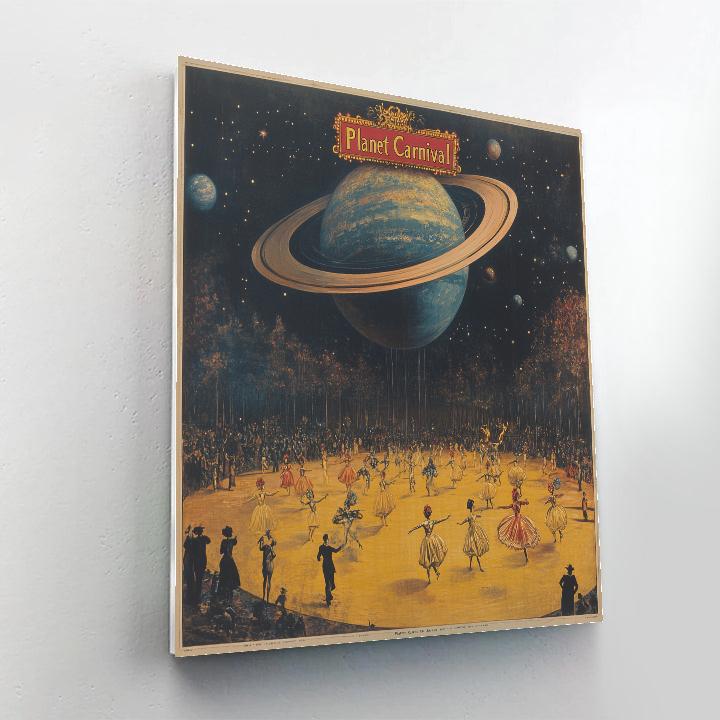 Henri De Toulouse Lautrec Inspired Planet Carnival Poster Painting by numbers kit