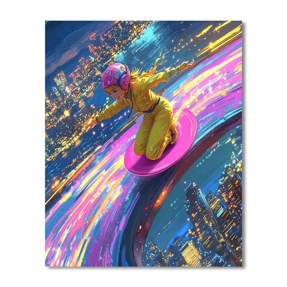 GoGo Tomago High Speed Bridge Loop Disney Inspired Paint by numbers kits
