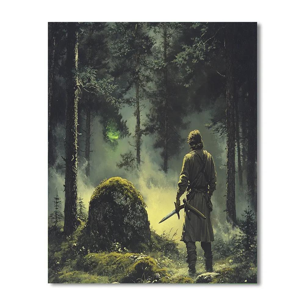 Taran Forest Cauldron Glade Watch Disney Inspired Numbered painting kits