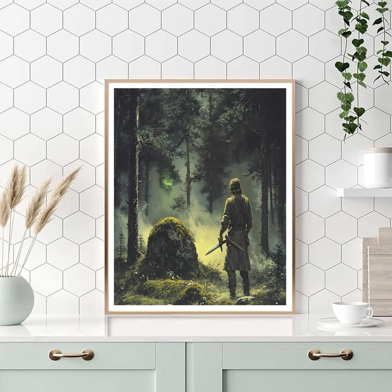 Taran Forest Cauldron Glade Watch Disney Inspired Numbered painting kits