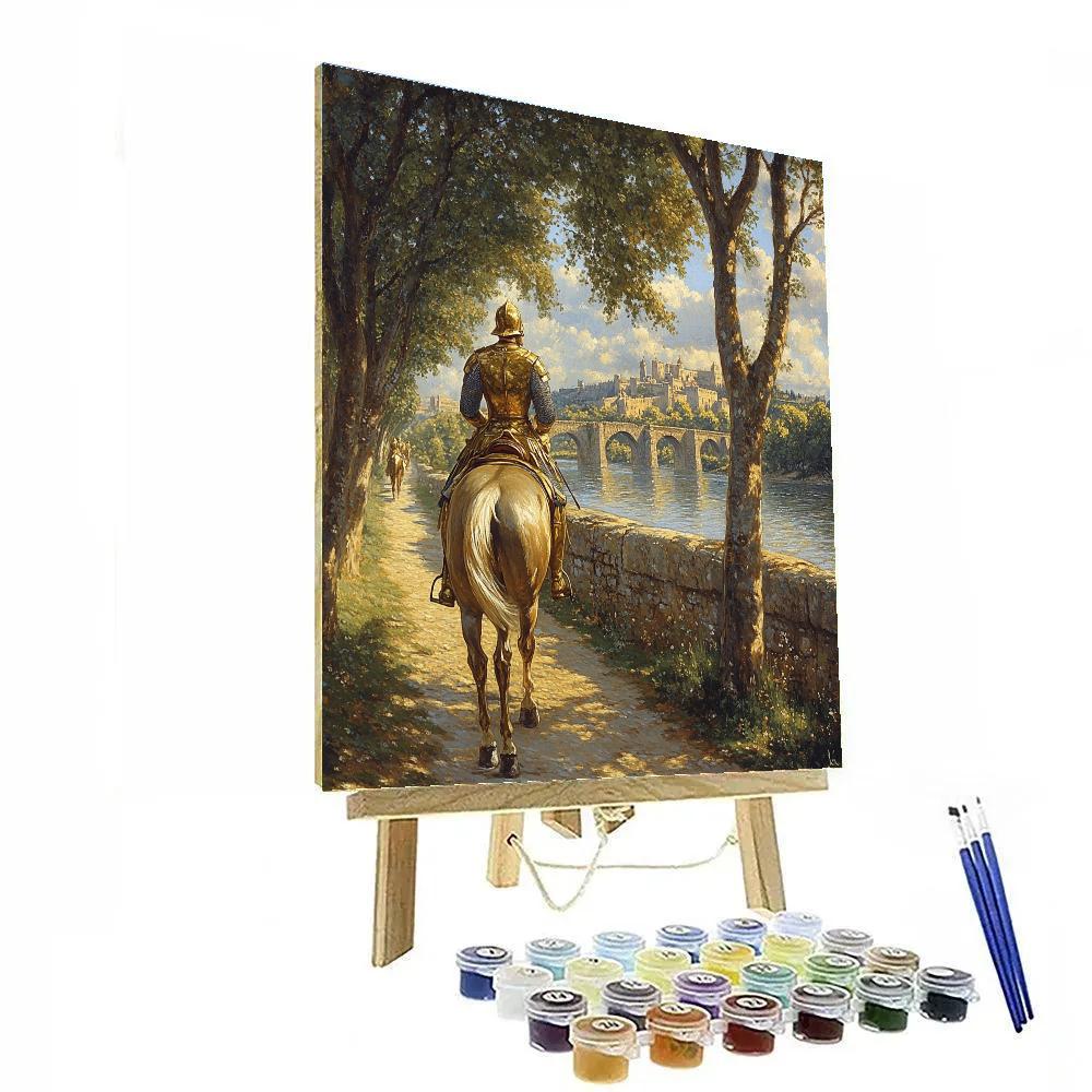 Phoebus Riverside Horse Patrol Disney Inspired DIY paint by numbers