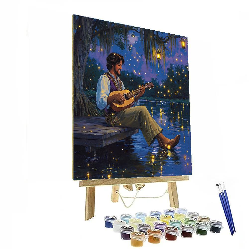 Prince Naveen Bayou Firefly Serenade Disney Inspired Numbered painting kits
