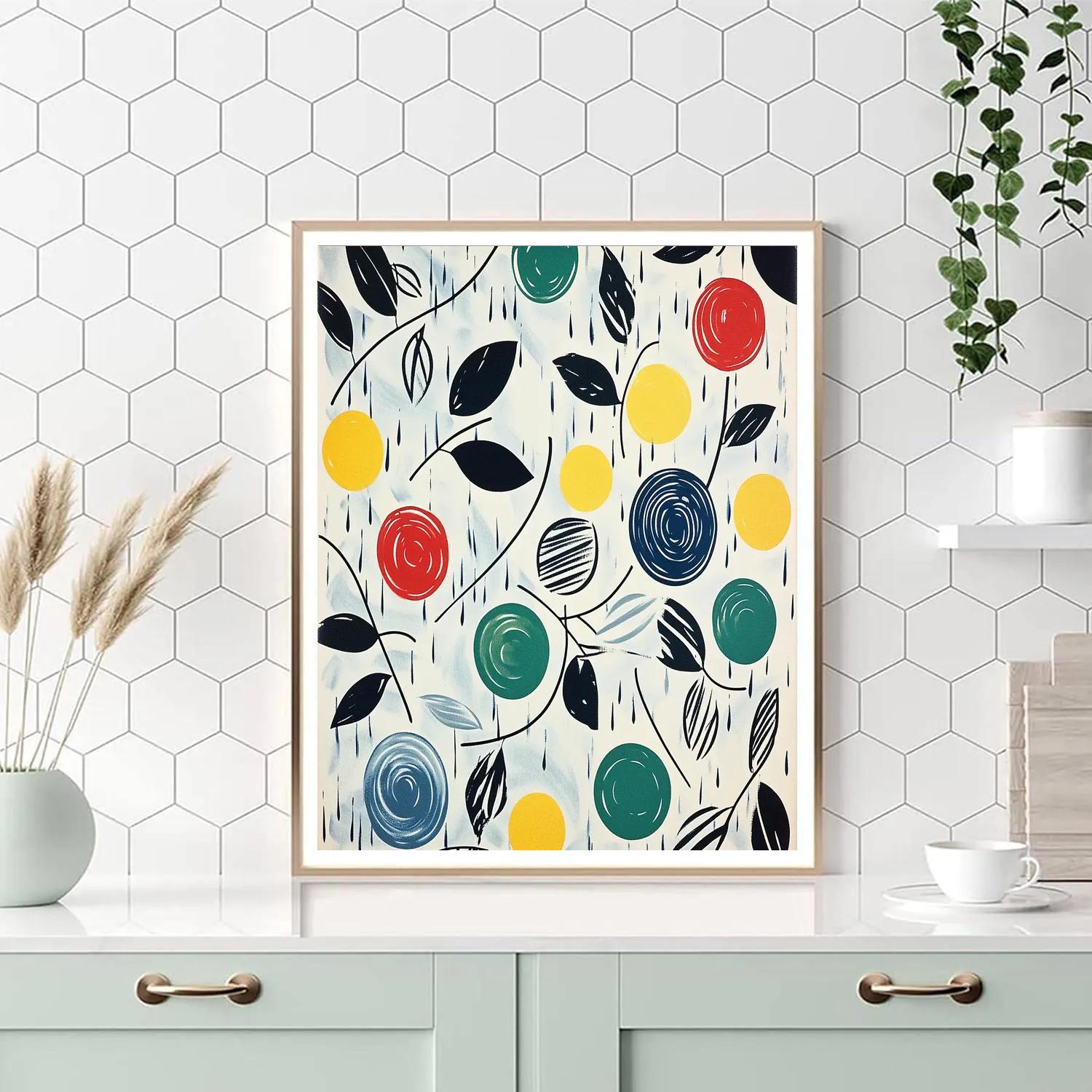 Wassily Kandinsky Inspired Abstract Garden After Rain paint by number