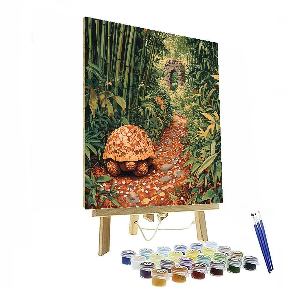 Tuk Tuk Rolling Jungle Trail Scout Disney Inspired Painting by numbers kit