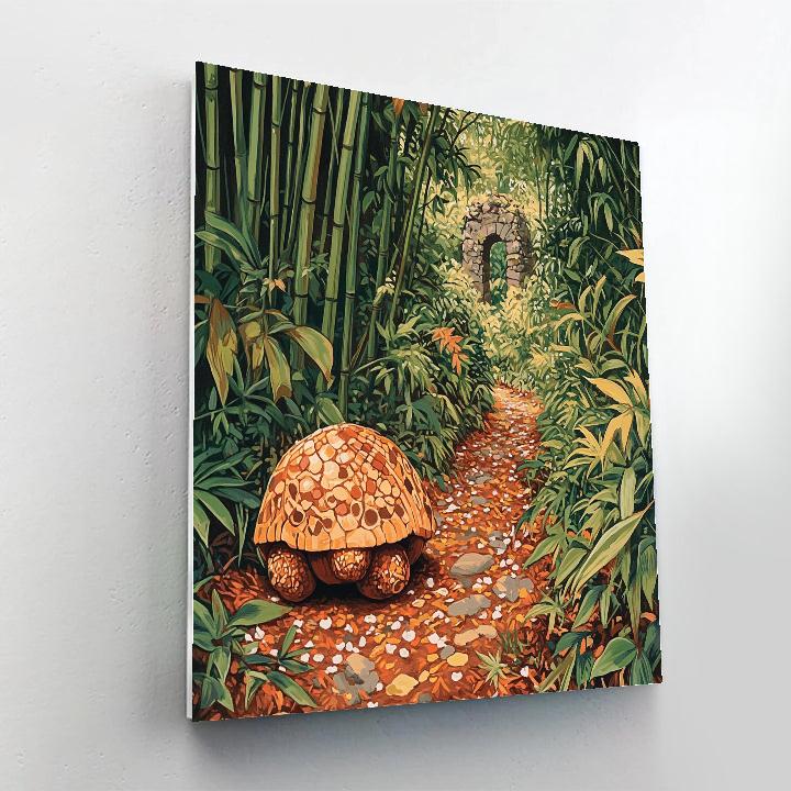 Tuk Tuk Rolling Jungle Trail Scout Disney Inspired Painting by numbers kit