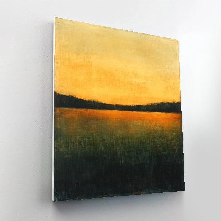 Mark Rothko Inspired Forest Edge At Dusk paint by number