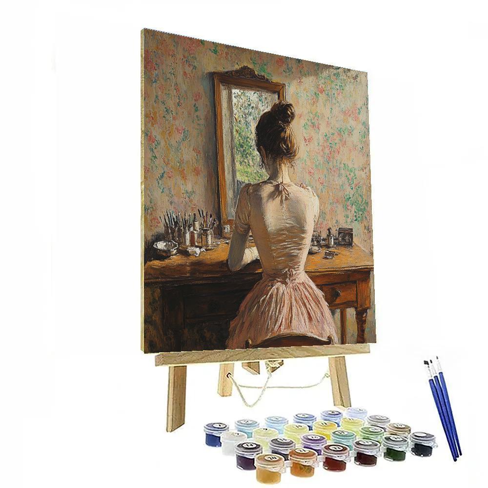 Edgar Degas Inspired Woman At Dressing Table Painting by numbers kit