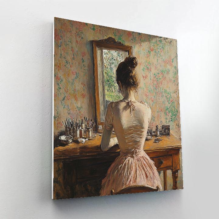 Edgar Degas Inspired Woman At Dressing Table Painting by numbers kit