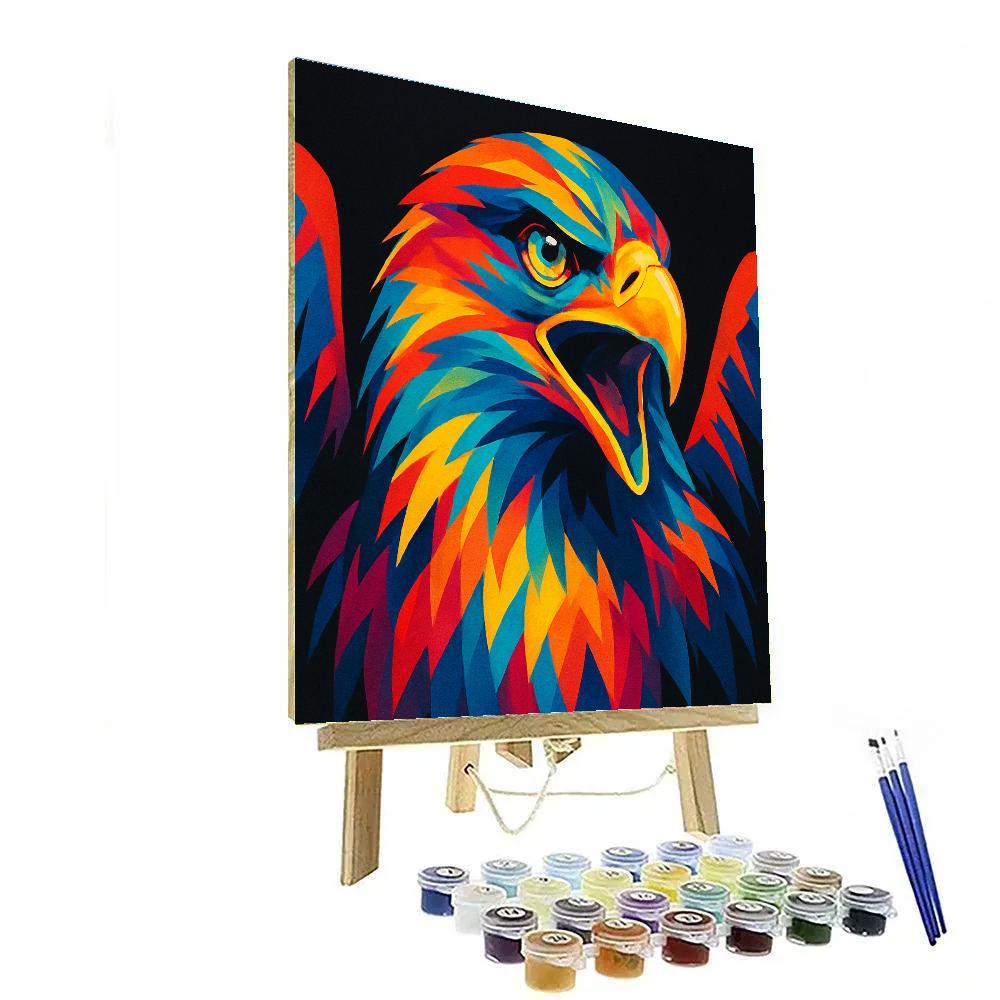 Prismatic Eagle Ascend DIY paint by numbers