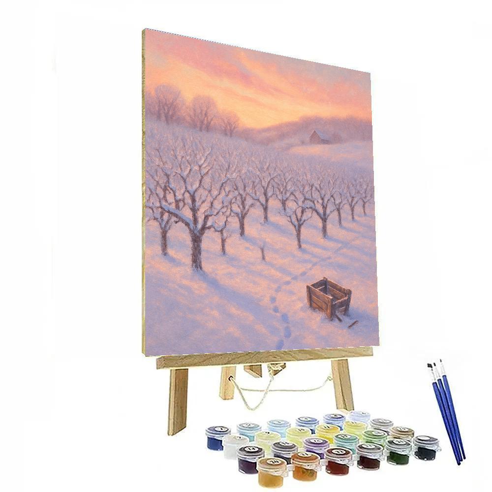 Winter Orchard At Rose Dawn DIY paint by numbers