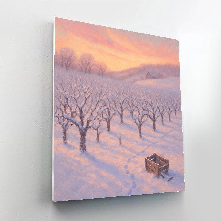 Winter Orchard At Rose Dawn DIY paint by numbers