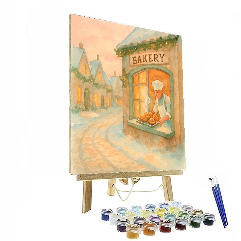 Northern Bakery Warmth Number painting