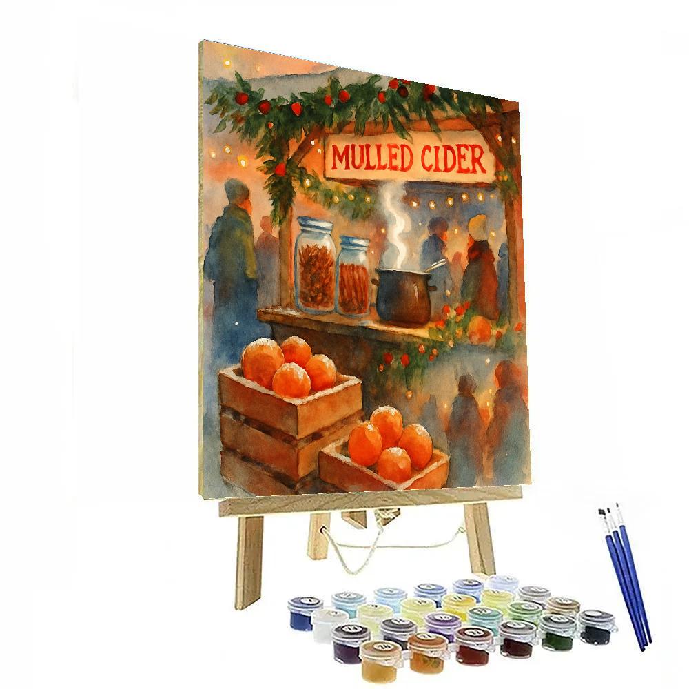 Holiday Market Spice Aisle paint by number