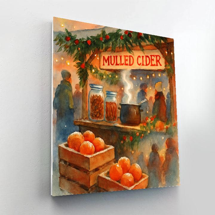 Holiday Market Spice Aisle paint by number