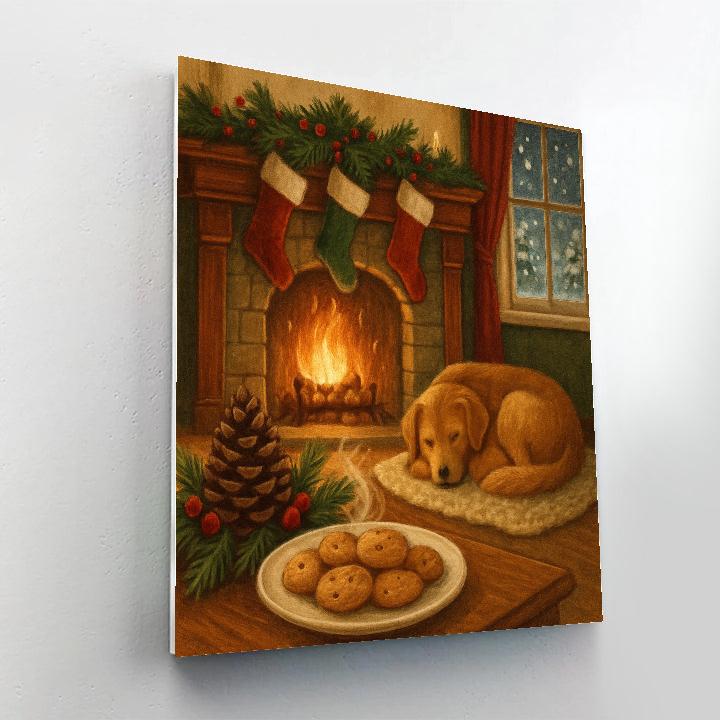 Cookies By The Hearth Paint by numbers art