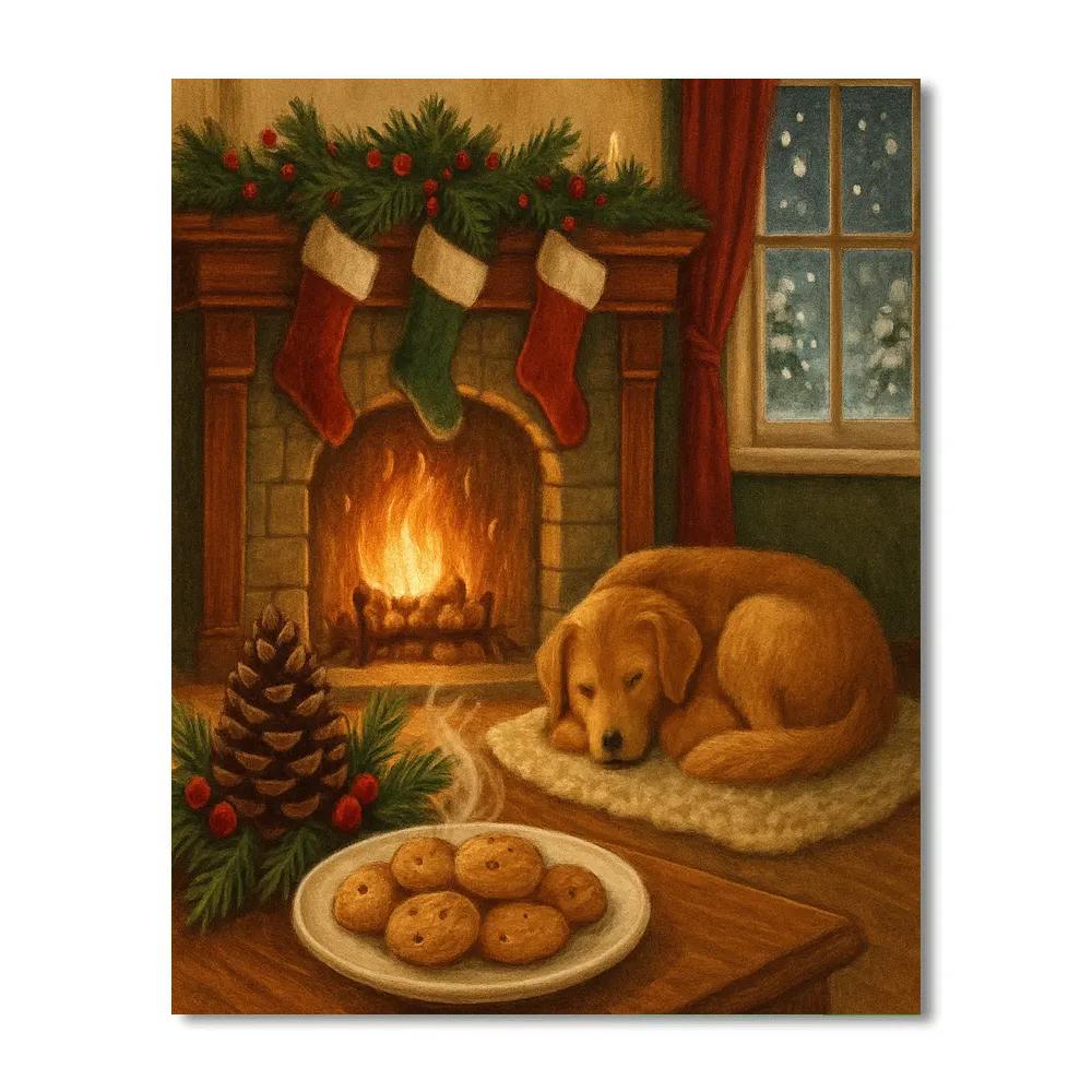 Cookies By The Hearth Paint by numbers art