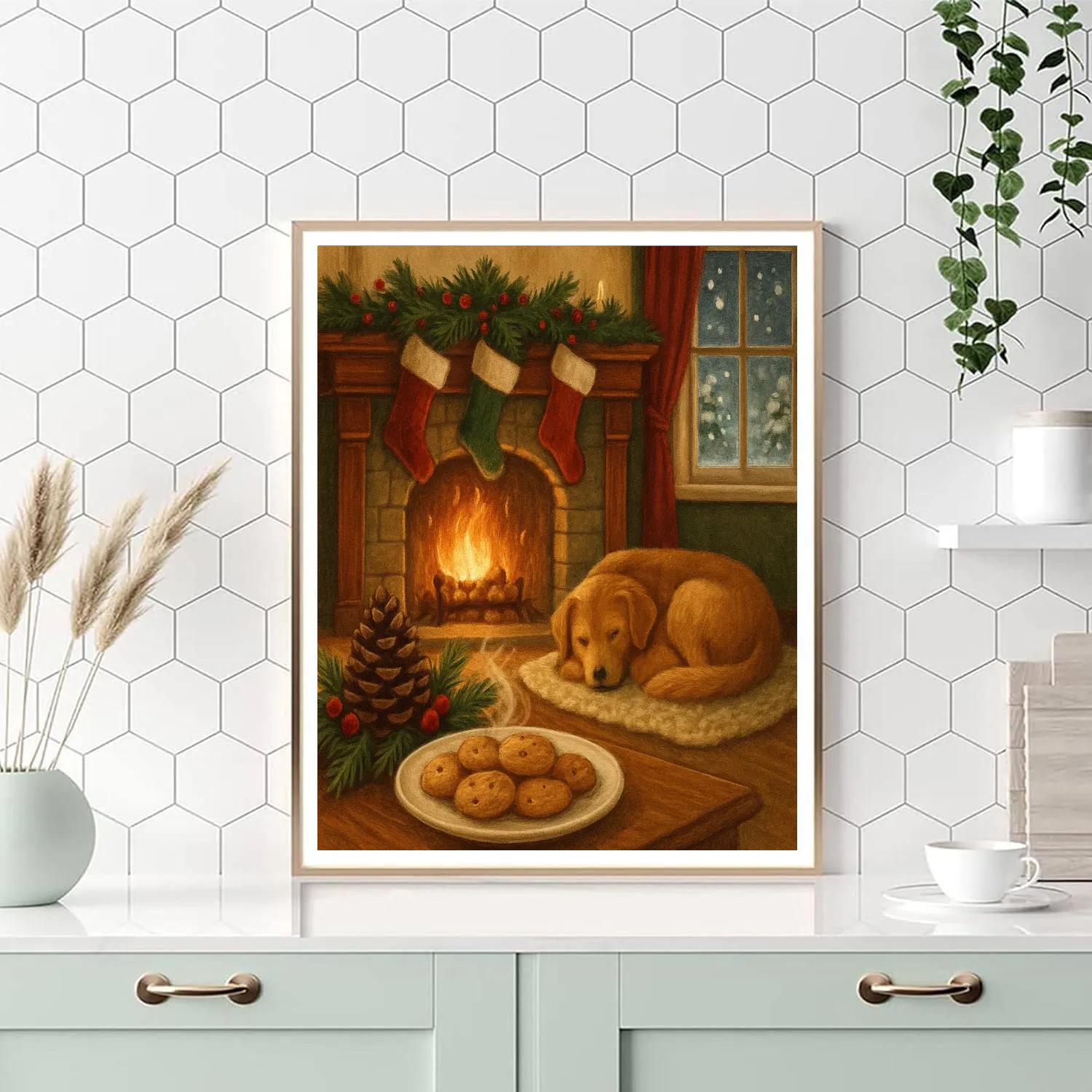 Cookies By The Hearth Paint by numbers art