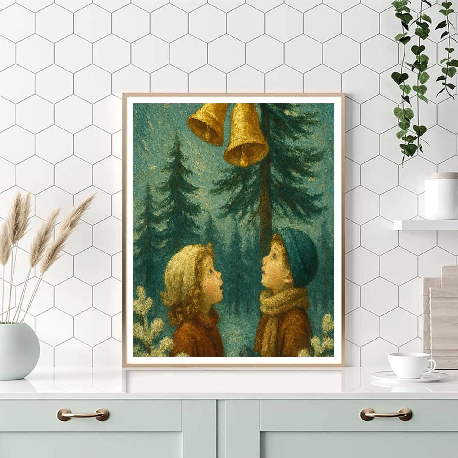 Evergreen Choir Of Bells paint by number