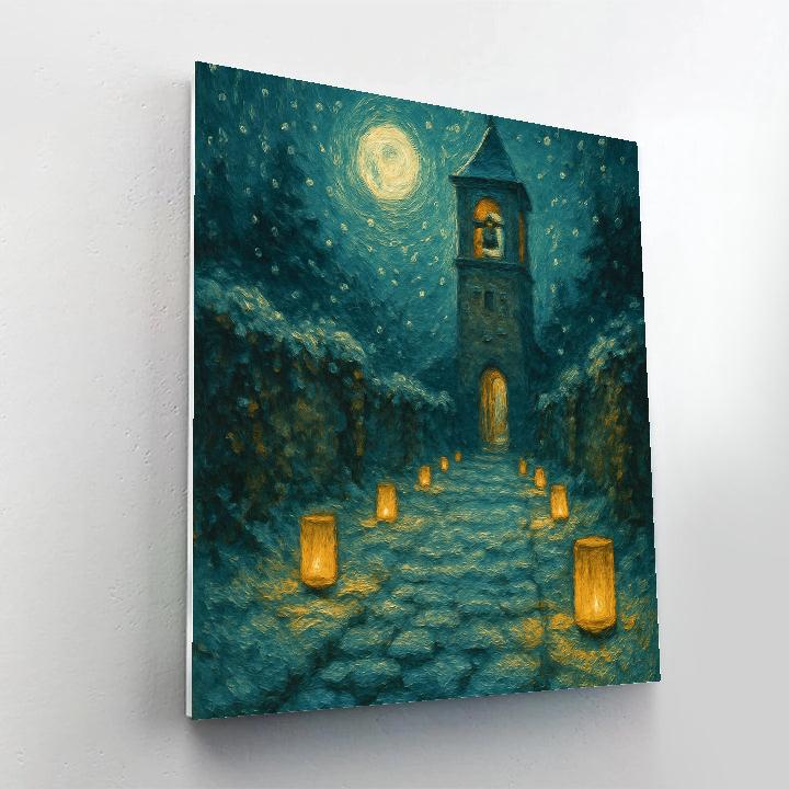 Star Path To The Bell Tower Numbered painting kits