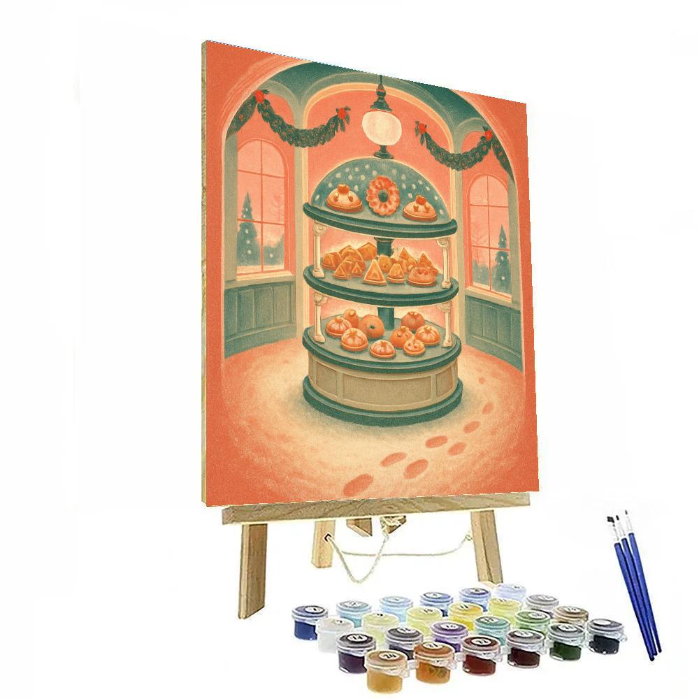 Snowbound Carousel Bakery DIY paint by numbers