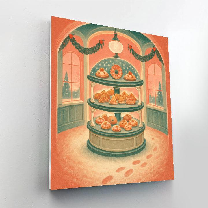 Snowbound Carousel Bakery DIY paint by numbers