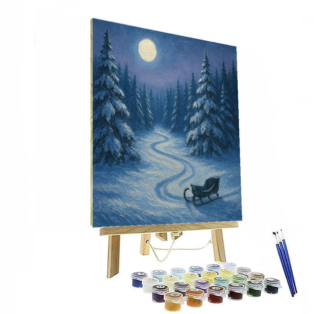 Mooncarved Pine Valley Painting by numbers kit