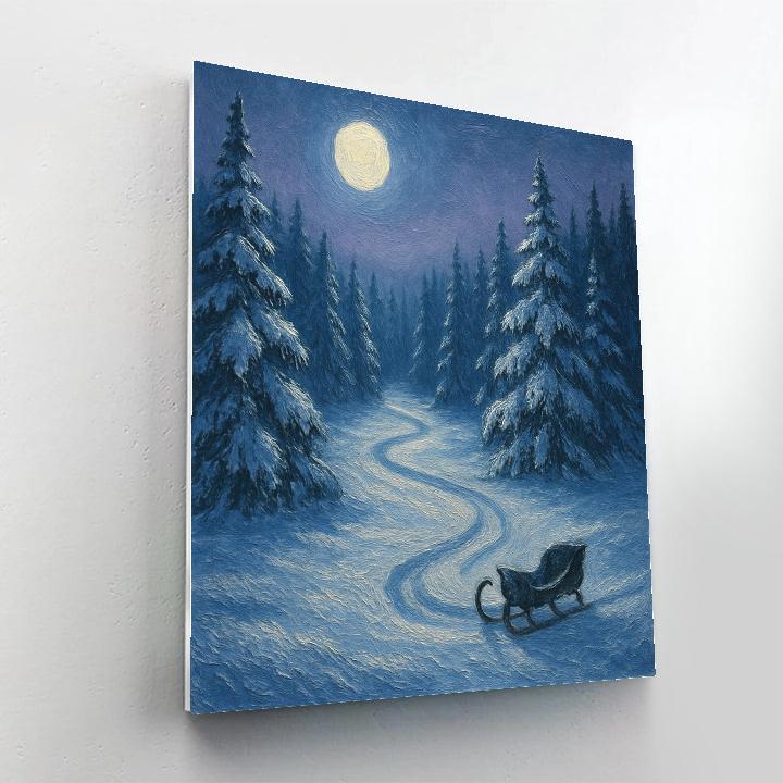 Mooncarved Pine Valley Painting by numbers kit