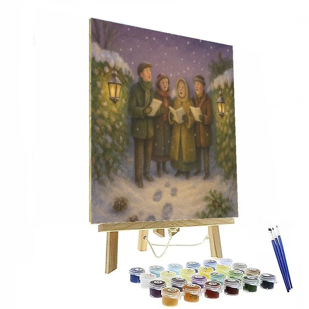 Starlight Hedge Path Carol Numbered painting kits