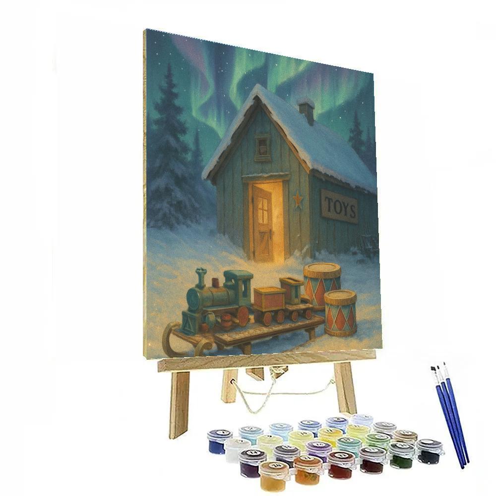Aurora Toy Workshop Yard Number painting
