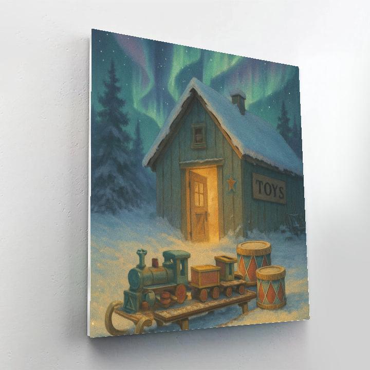 Aurora Toy Workshop Yard Number painting