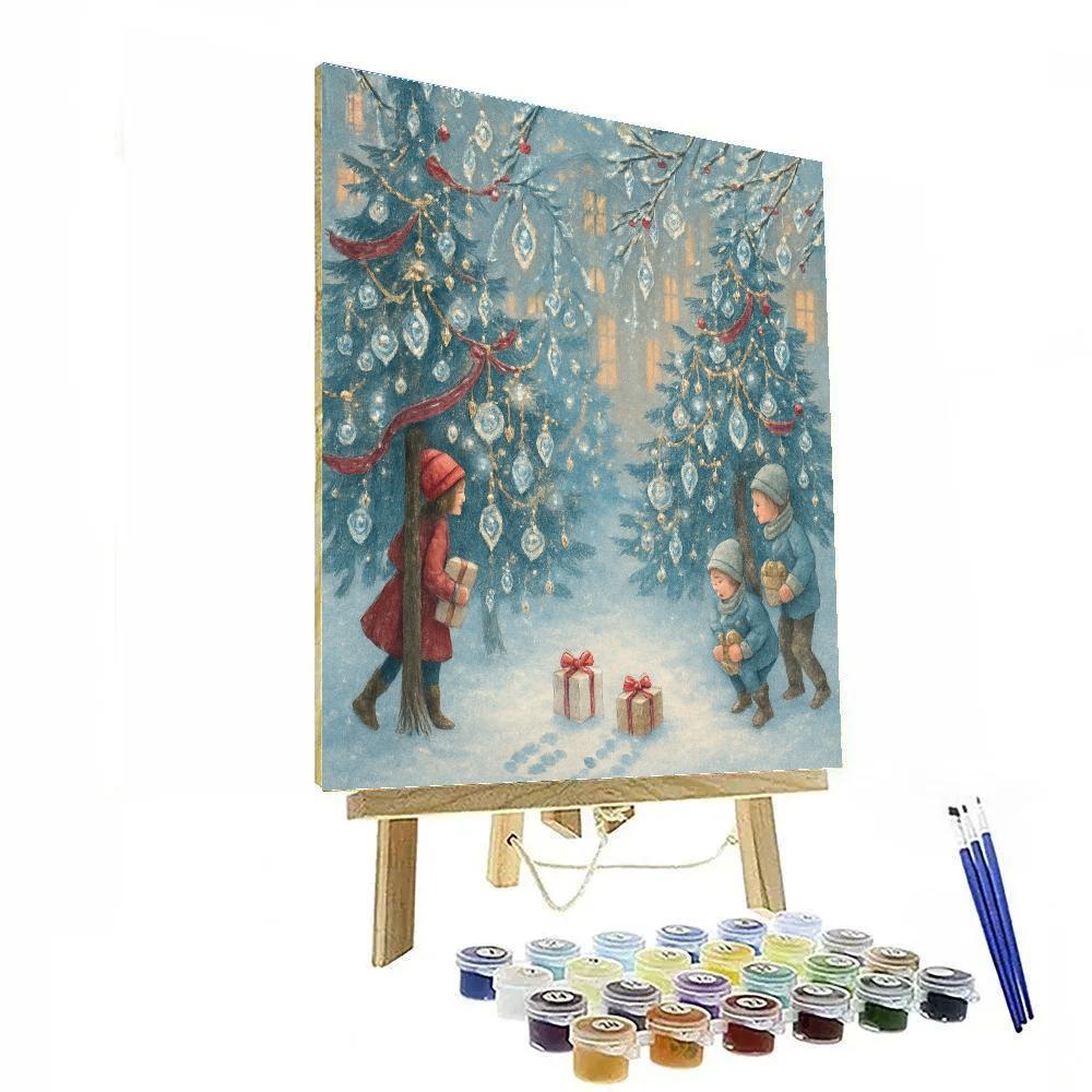 Glistening Fir Court painting number kit