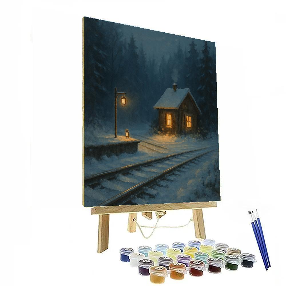 Quiet Cabin Rail Stop Numbered painting kits