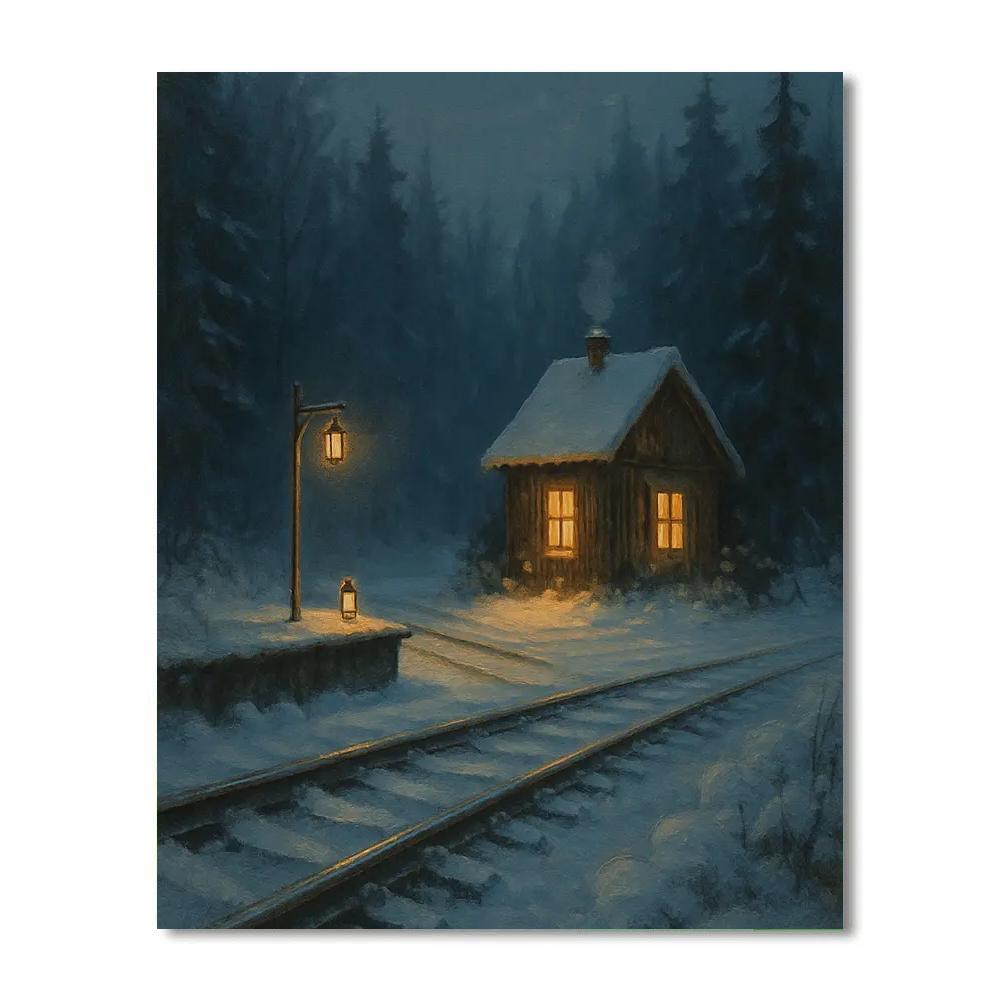 Quiet Cabin Rail Stop Numbered painting kits