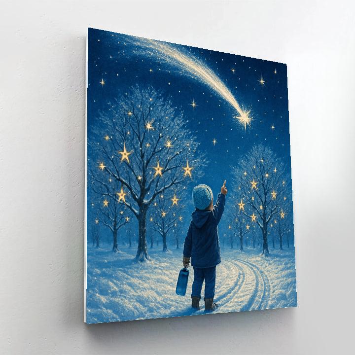 Merry Comet Orchard Night paint by color