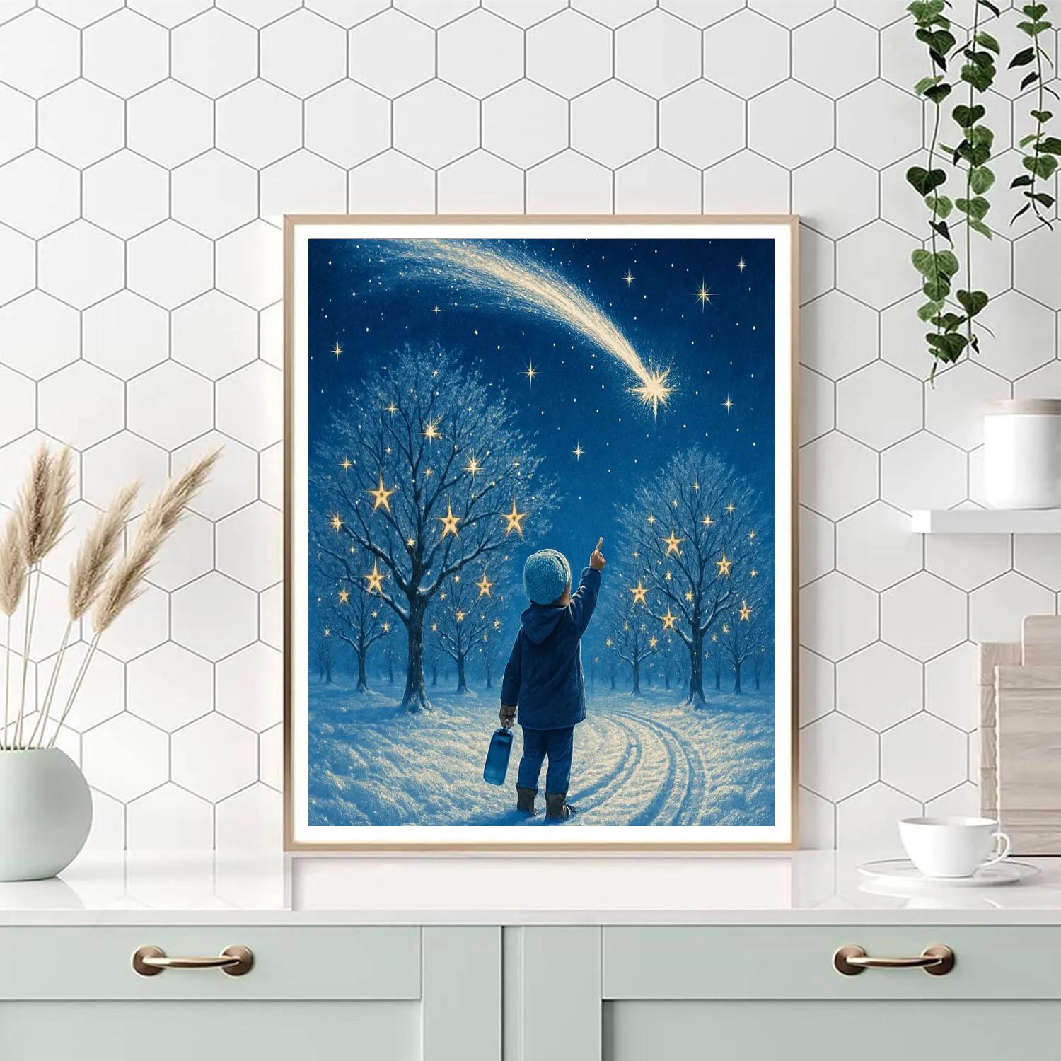 Merry Comet Orchard Night paint by color