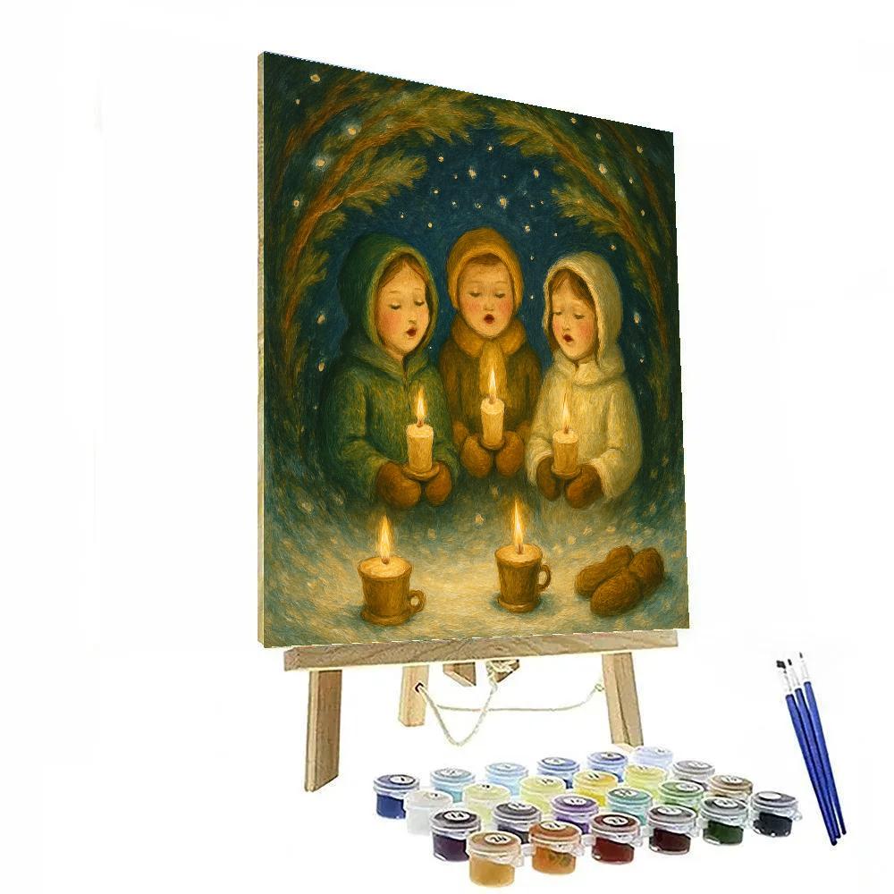 Pine Hollow Candle Chorus Paint by numbers art