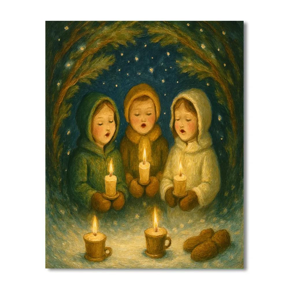 Pine Hollow Candle Chorus Paint by numbers art