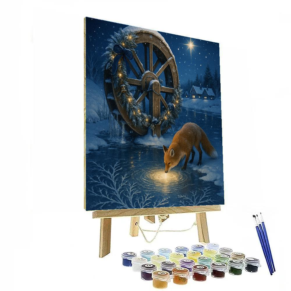 Frozen Waterwheel Starlight paint by numbers