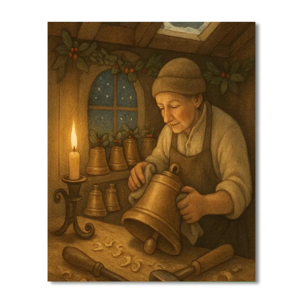 Skylit Bellmaker Workshop Paint by numbers art