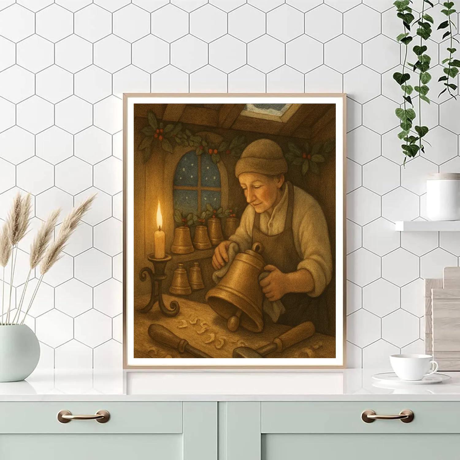 Skylit Bellmaker Workshop Paint by numbers art
