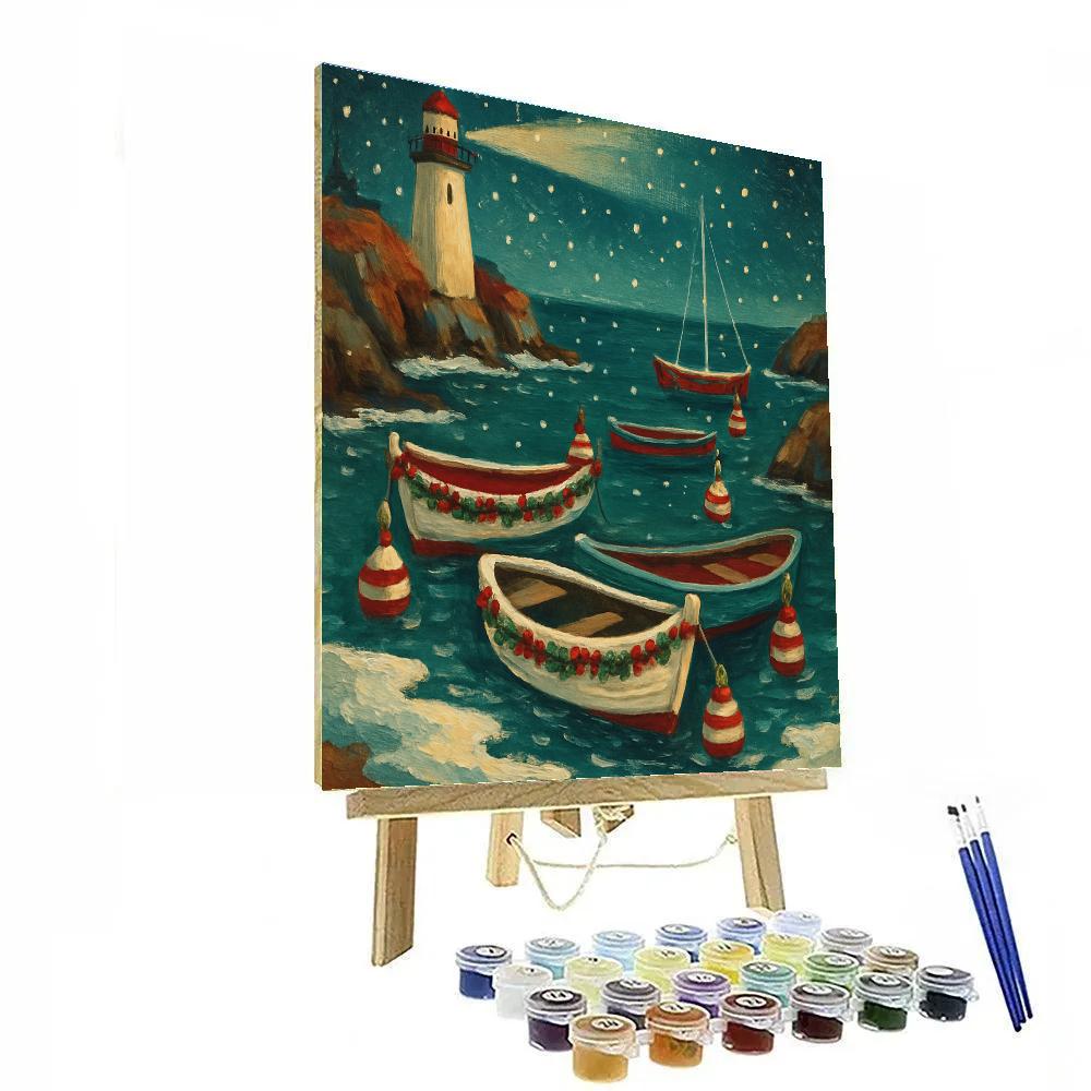 Cranberry Garland Cove Paint by numbers kits