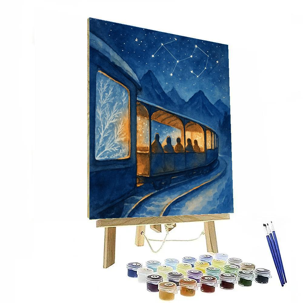 Stargazer Carol Train Number painting