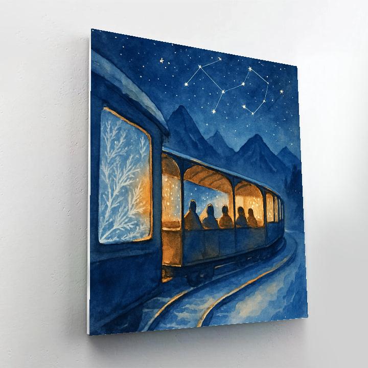 Stargazer Carol Train Number painting