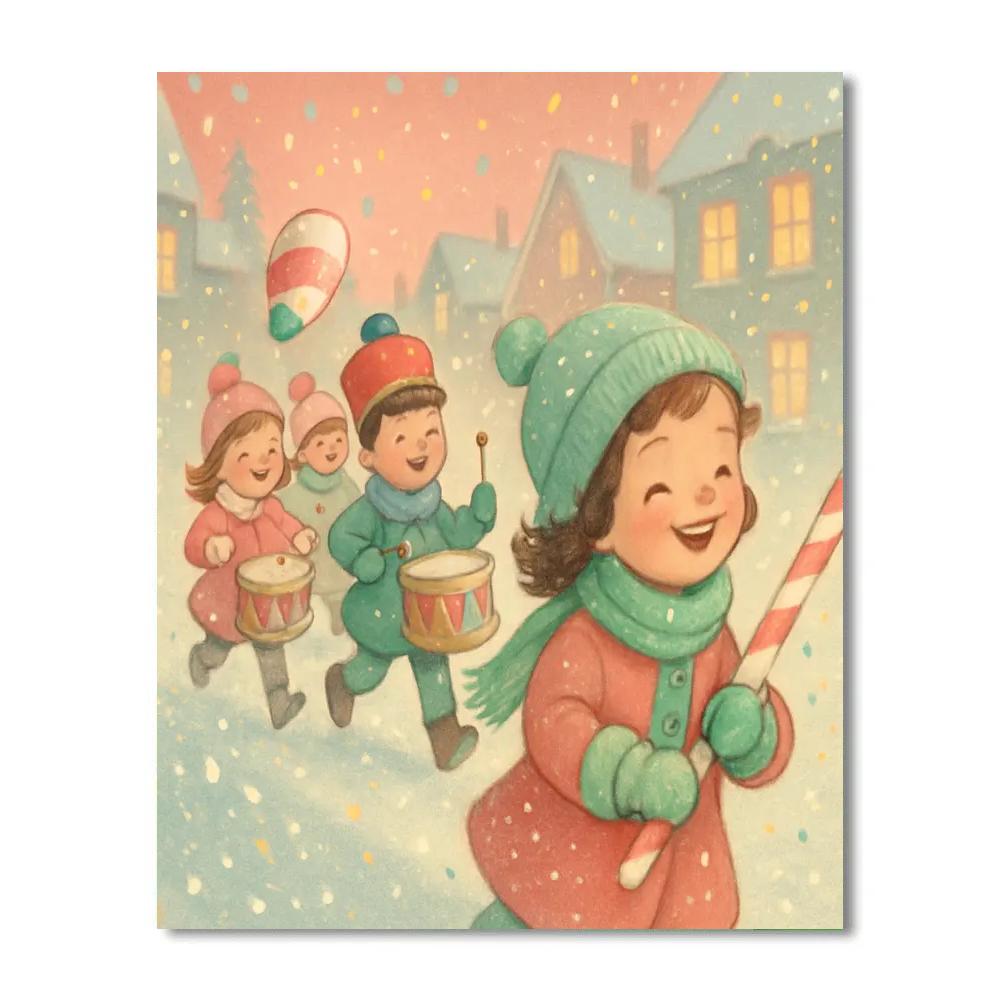 Sugarplum Winter Parade Paint by numbers kits