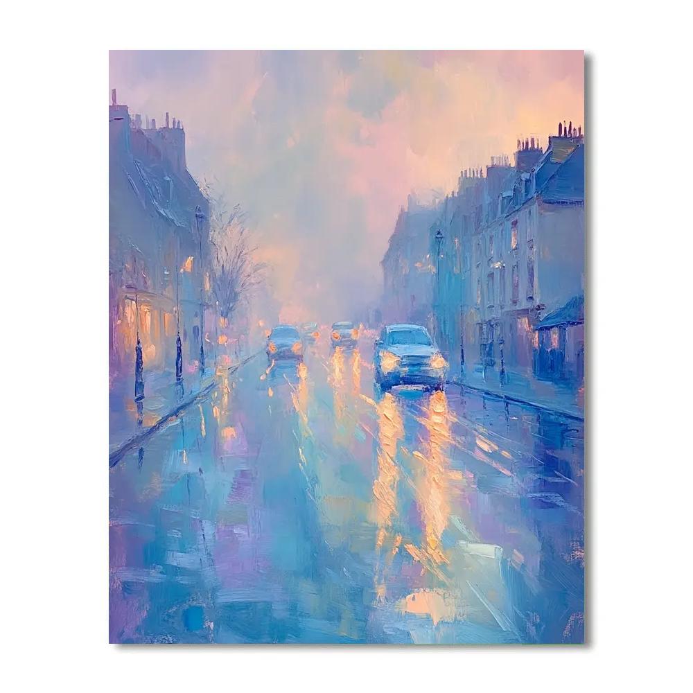 Edgar Degas Inspired Whispering Rainlight painting number kit